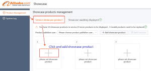 product showcase alibaba