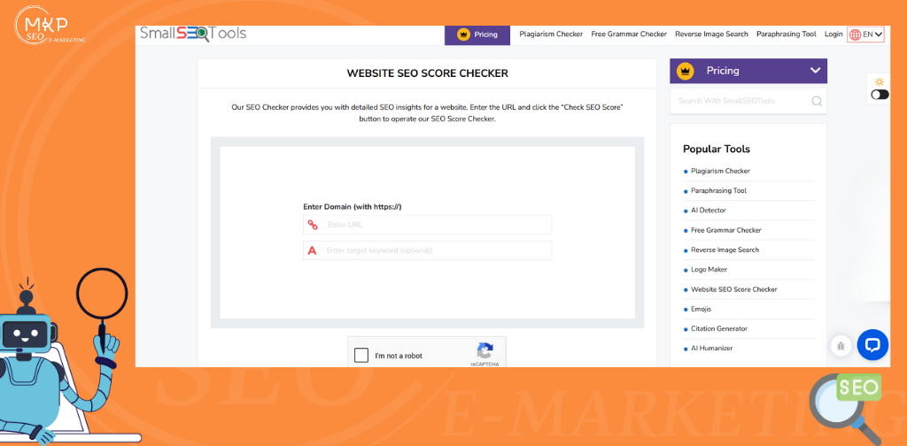 Các tính năng của Small SEO Tool