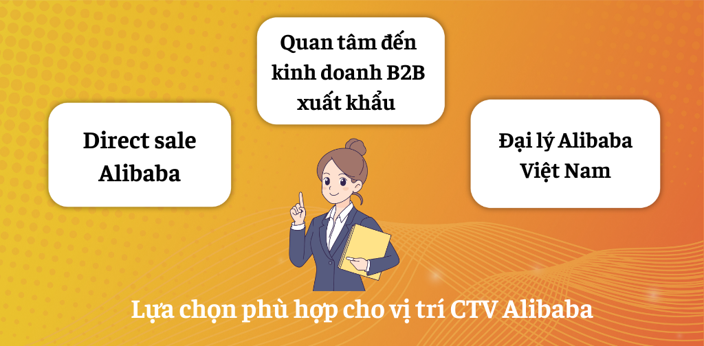 Lựa chọn phù hợp cho vị trí CTV Alibaba